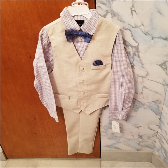 🆕 Nautica Boys 4 piece Vest Set - Picture 5 of 9